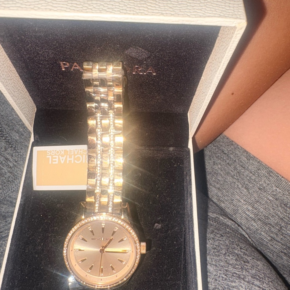 Michael Kors Rose Gold-Tone Women's Bracelet Watch